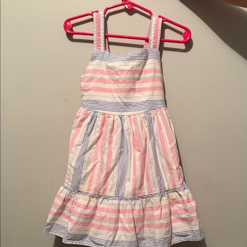 Wonder Nation Pink and Blue Striped Dress